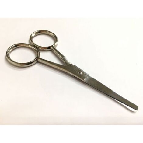 FORBICI FORBICE PER PELI DEL NASO ORECCHIE ACCIAIO INOX CON PUNTA TONDA (23772)
