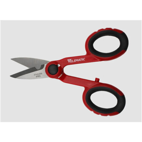 FORBICI P/ELETTRICISTA LAME DIRITTE ACCIAIO INOX- ITW CONSTRUCTION PRODUCTS ITALY- 12,0 pz