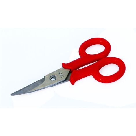 Forbici per elettricista lame curve 140 mm