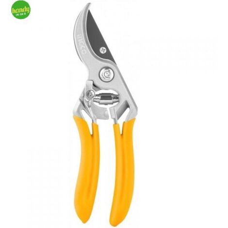 Forbici Pota Rami Professionale INGCO In Alluminio Lama Acciaio Inox Max Ø12 mm – rif. HPS0109