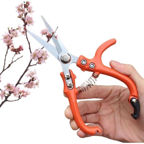 Forbici Potatura Cesoia Lama Dritta 17CM Di Precisione Ergonomica Piante