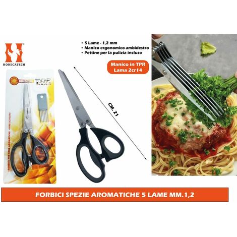 FORBICI SPEZIE AROMATICHE 5 LAME MM.1,2