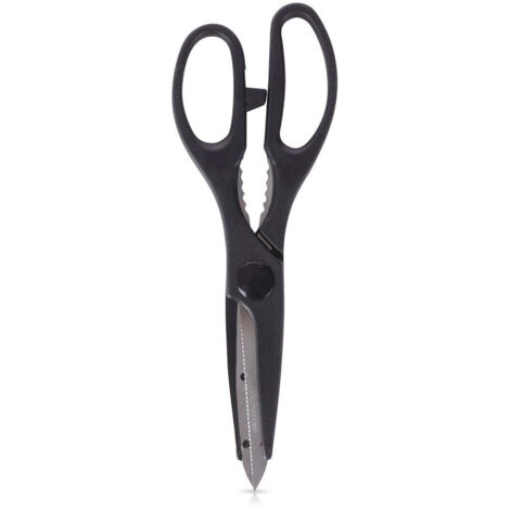 Forbici universali 2 in 1 in acciaio, 21 cm, nero