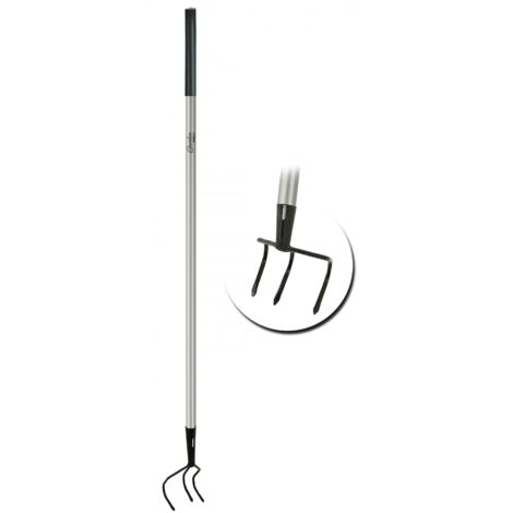 Forca da giardino dedra metallo 128 cm manico antiscivolo