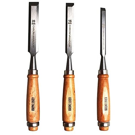 FORCE HOMME 50240 JEU DE CISEAU À BOIS 101620 MM, 3 PIÈCES