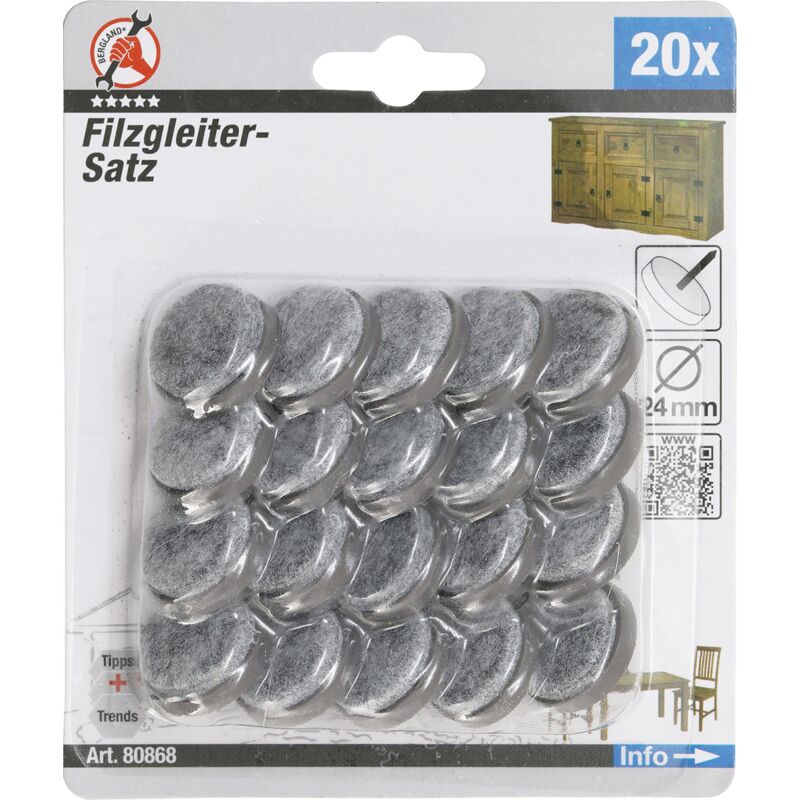 Force Homme Patins En Feutre, Gestiftet, 20 Pièces, 80868