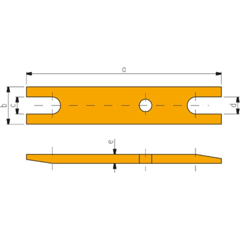 Forcella Adg per Espulsione Mandrino, Dimensione