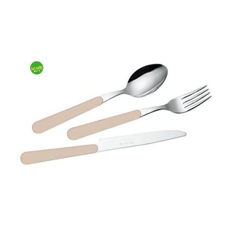 Forchetta da tavola brio EME Posateria colore sabbia/cromo 18 cm