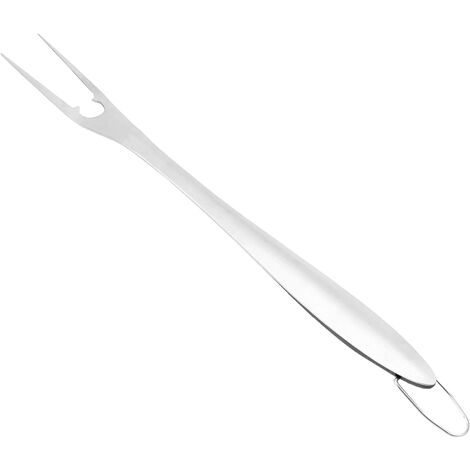 Metaltex Forchettone da cucina in acciaio INOX con manico in plastica ABS di colore rosso e inserti grigi 