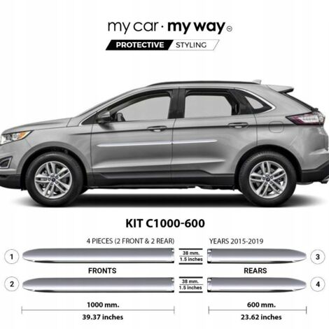 Ford Edge – Chrom-Seitentürschutzleisten SR