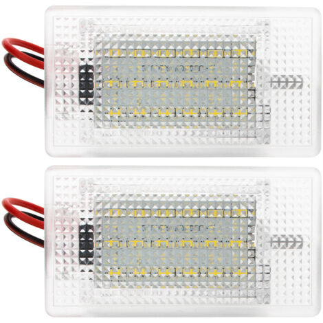 Ford Escort Mk5 Mk6 Fiesta Mk3 Mk4 Mk5 Mk6 Mk7 Focus Mk1 FL Mk2 Granada Scorpio LED-Innenraumbeleuchtung, 2-teiliges Set