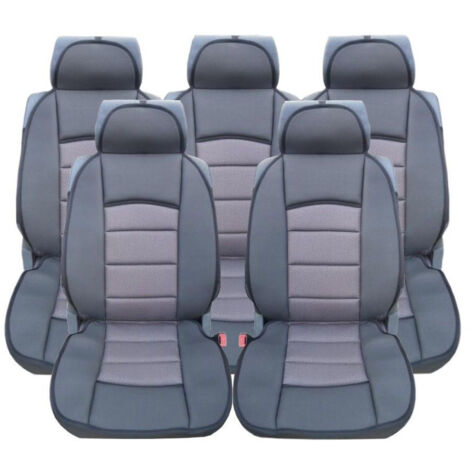 Тапицерия за Ford S-MAX, C-MAX, VW Touran, Sharan, Toyota Corolla Verso, Текстил, Сиво-черно
