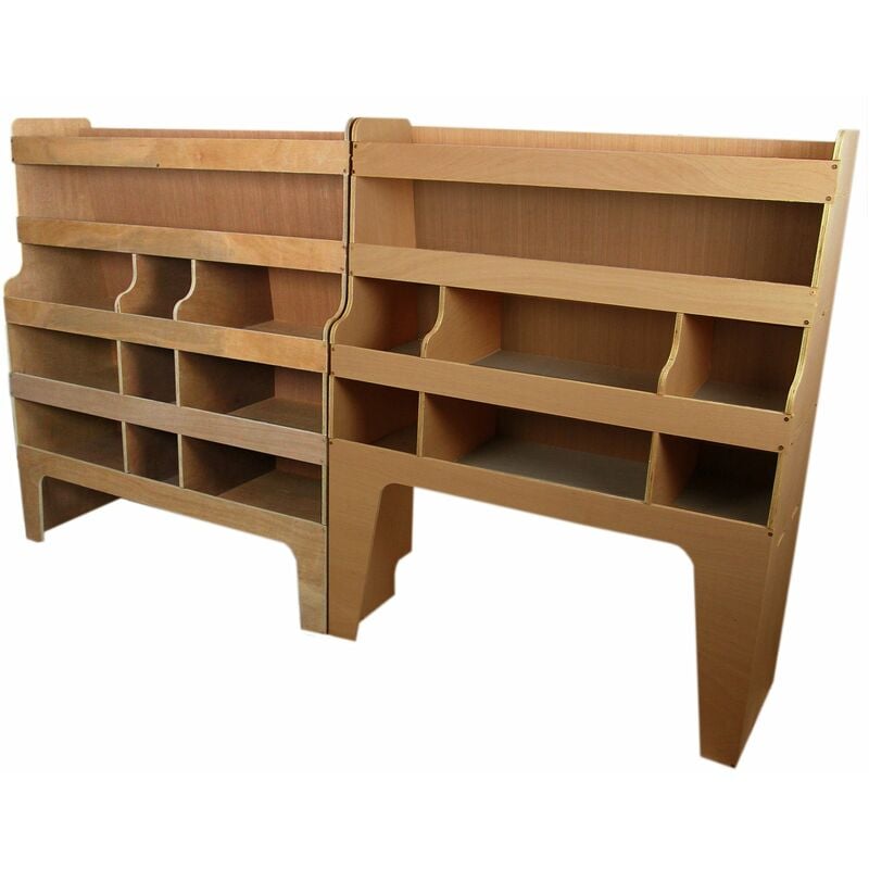 Monster Racking - Ford Transit Custom swb & lwb Contreplaque Camion Rayonnage Étagères Organisation