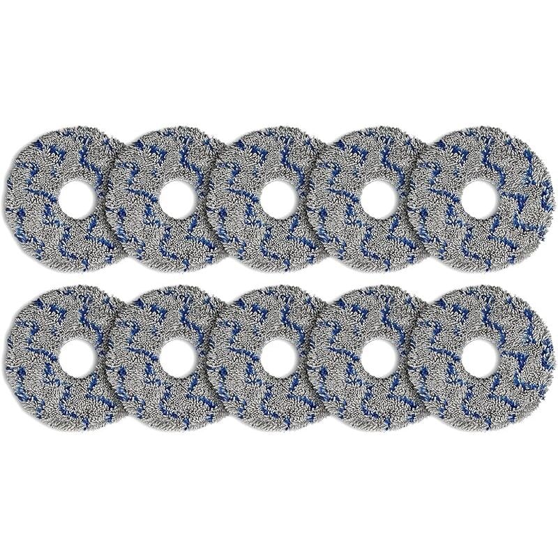10 pièces) serpillères lavables pour ecovacs deebot X5 omni/ N30 Pro Omni/ T30 Pro Max/T30 Pro Omni/T30S/ T30S Combo/X2 Omni X2 p - Forehill
