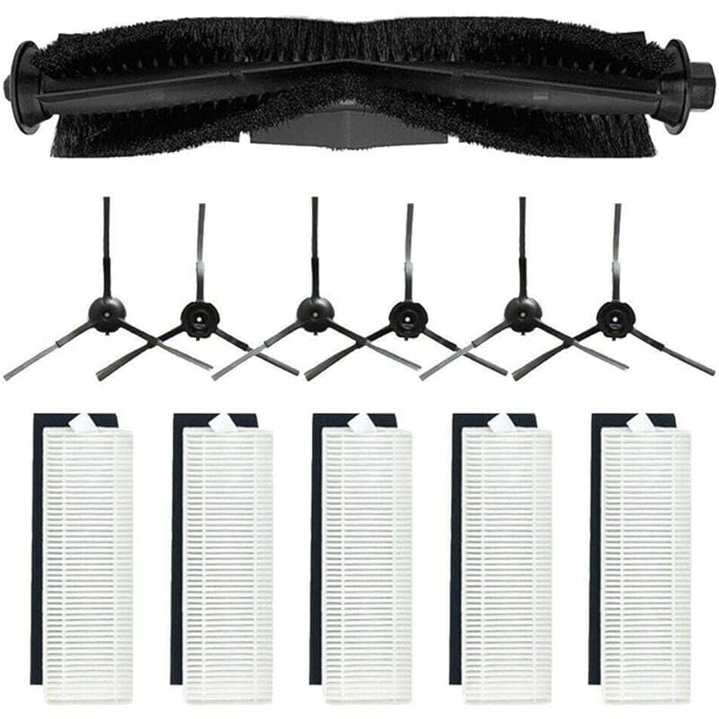 12 pièces Accessoires de Remplacement pour Proscenic M7 Pro, pour Uoni V980 Plus, pour Kyvol Cybovac S31 Robot aspirateur, 1 Bross - Forehill