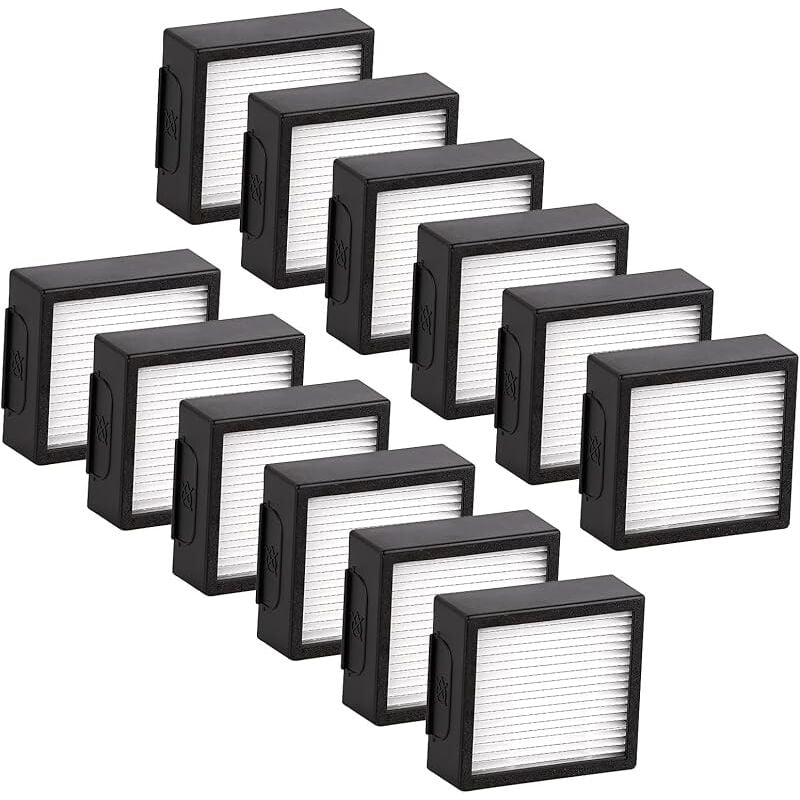 12 pièces) Combo j9+ Filtre hepa de remplacement compatible avec aspirateur robot iRobot Roomba Combo J7+ plus/Combo j9+ / Combo - Forehill