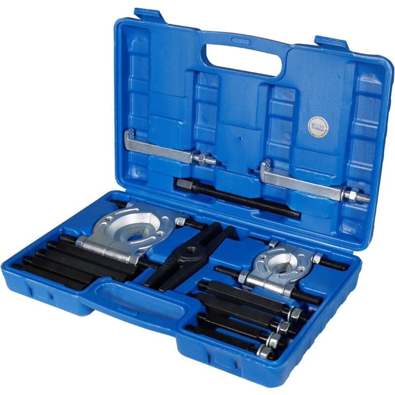 FOREHILL 14 pièces Kit Extracteur de roulement Jeu d'outils extracteur Kit Couteau de séparation, décolleurs d'engrenages et de roulements