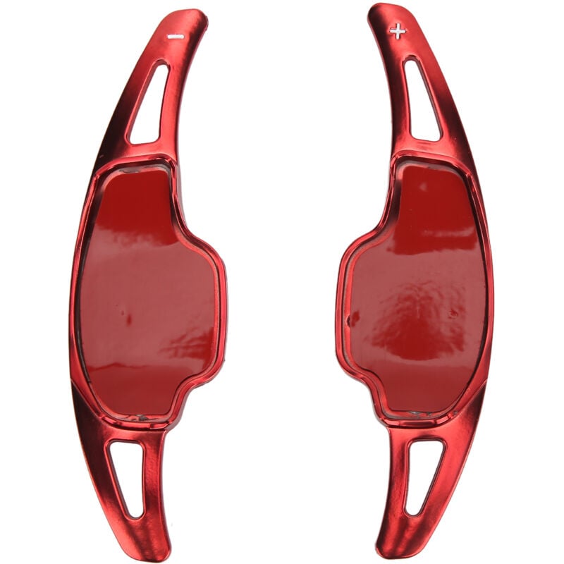 Image of FOREHILL 2 Stück Lenkradschaltwippenverlängerungen Rot ABS Ersatz für XT5 CT6