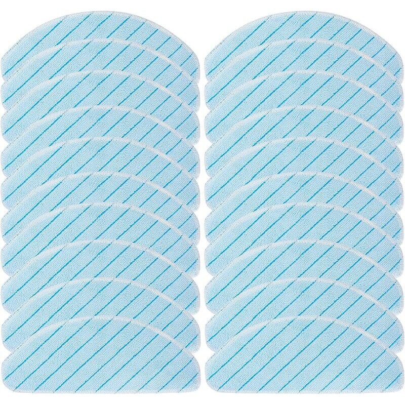 Image of FOREHILL 20er-Pack waschbare Reinigungspads für Ecovacs Deebot T9 AIVI T9 Modell T9 Serie