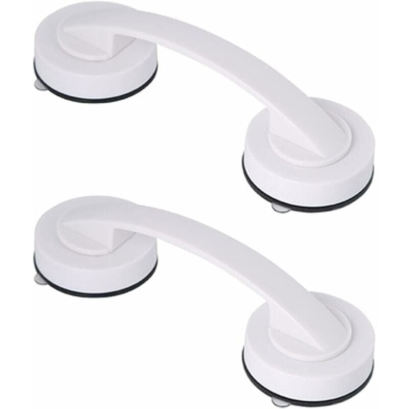 Forehill - 2pcs poignée de ventouse super forte, poignée de porte à ventouse portable, grande poignée de fenêtre de porte en verre