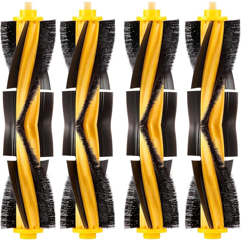 4 Pièces) N10 Brosses à Rouleaux Brosse Principale Pièces de Rechange pour Robot aspirateur Ecovacs deebot ozmo N10 N10 Plus 920 - Forehill