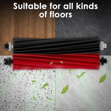 FOREHILL (4 pièces) Q8 Max Brosses à Rouleau compatibles avec Roborock S8 Pro Ultra/ Q5 Pro/ Q5 Pro+/ Q8 Max/ Q8 Max+, brosses à Double Rou