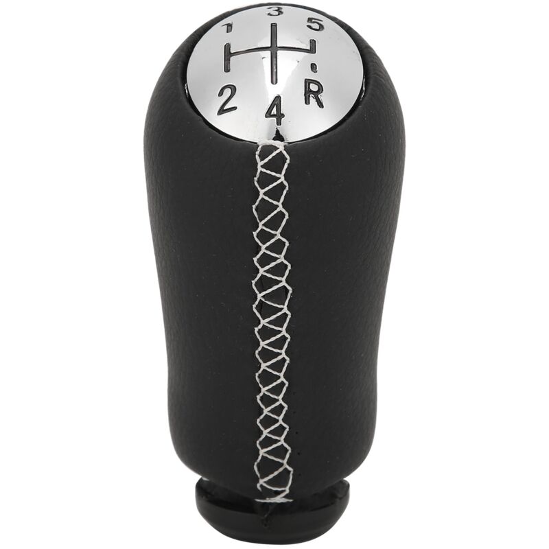 Image of FOREHILL 5-Gang-Schaltknauf, Ersatz, Silber/Schwarz, für Kangoo 2009