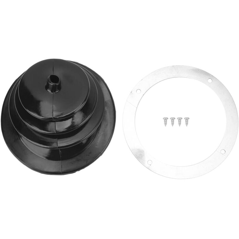 Image of FOREHILL 5,25" Runder Schaltsack mit Chromring 1651 Universal-Karosserieteile