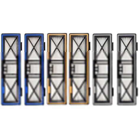 FOREHILL 6er-Pack Ersatz-HEPA-Filter, kompatibel mit Neato D10 D9 D8 D7 D6 D4 D3 D5 D70 D75 D85 70E D85 Saugrobotern
