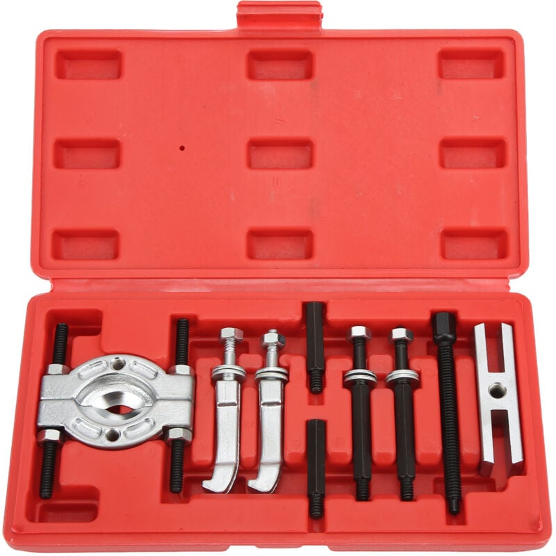 Image of FOREHILL 9-teiliges Lagerabzieher-Set, tragbares Lagerausbauwerkzeug-Set, Metalllagerabzieher
