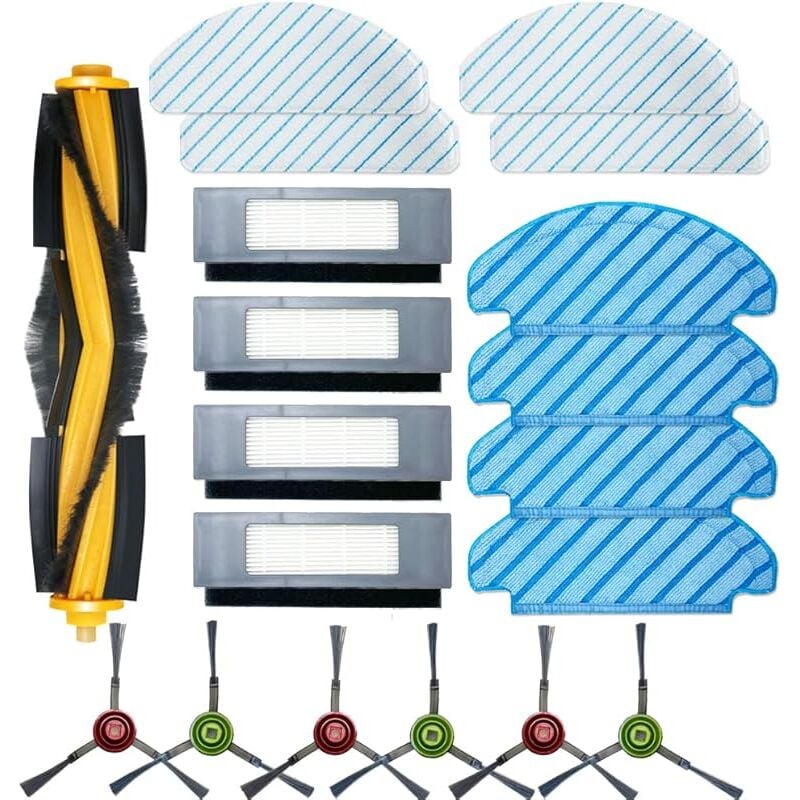 Accessoire de rechange Compatibles avec Yeedi Vac/Vac Station/Vac Max/Vac 2 Pro Accessoires pour Robot Aspirateur, Brosse Principa - Forehill