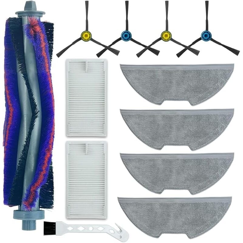 Accessoires de rechange pour aspirateur robot Eureka NERE10s E10S, Obode A8 A8 Plus, pour aspirateur robot Midea M9 (1 brosse prin - Forehill