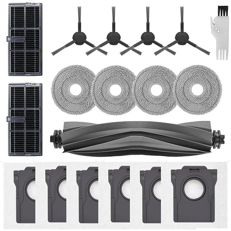 Accessoires de rechange pour Dreame L10s Pro Ultra Heat, L10s Ultra Gen 2, X30 Ultra, mova E30 Ultra Robot Aspirateur, 1 Brosse Pr - Forehill