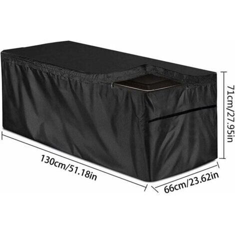 FOREHILL Aufbewahrungsbox-Abdeckung 1306071CM, wasserdichte Abdeckung für Gartenboxen/Aufbewahrungstruhen, Schutzhülle für Bänke/Aufbewahrungsboxen