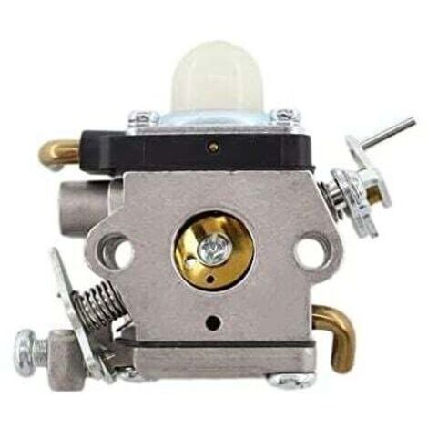 FOREHILL Carburateur 122 avec Bougie dallumage Tuyau Carburant for Husqvarna 122C 122LDX 122LK 22cc 574386701 581734301 coupe-fil important Filtre à Carburant Poire damorçage Joint
