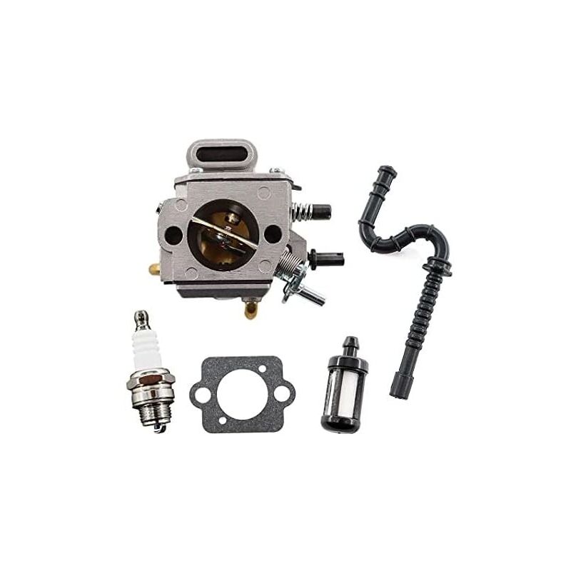 Forehill - Carburateur avec tuyau de carburant filtre à carburant bougie dallumage pour Stihl 029 039 MS290 MS310 MS390 remplacement de tronçonneuse
