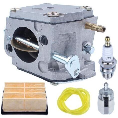 FOREHILL Carburateur Carb avec kit de conduite de carburant de filtre à air pour Husqvarna 61 266 268 272 272XP