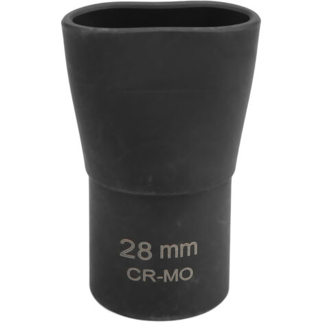 FOREHILL Cric à ciseaux 1/2 po à entraînement rapide en métal robuste et résistant à l'usure, adaptateur haute performance pour crics 28 mm/1,1 po