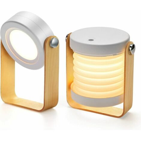 FOREHILL Dimmbare Touch-Nachttischlampe, tragbares und sicheres Nachtlicht