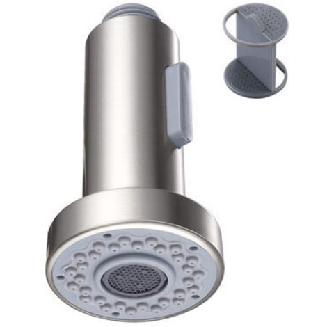 FOREHILL Doccetta estraibile per rubinetto da cucina, 2 modalità, testa di ricambio per miscelatore retrattile, cromato, G1/2"