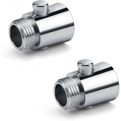 FOREHILL Duschabsperrventil, 2-teilig, G1/2, wassersparend, aus hochwertigem ABS-Material, geeignet für Küche und Dusche