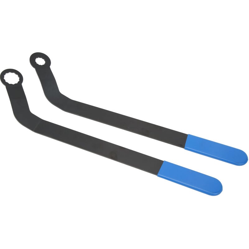 Forehill - Ensemble d'outils pour courroie serpentine 2 pièces en acier au carbone 11 6 210 de remplacement pour moteurs à essence N12N14 N16 et N18