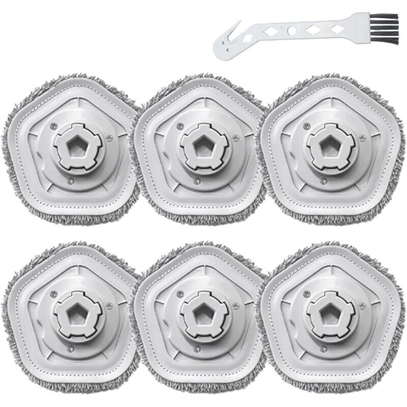 Image of FOREHILL Ersatz-Reinigungspads aus Kunststoff für den Saugroboter Bot W10 W10Pro