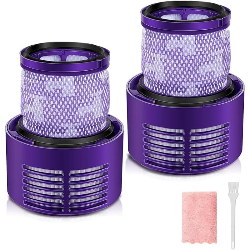 Forehill - Filtre pour Dyson V10 SV12, Morpilot 2 Filtres pour Dyson Cyclone V10 SV12 Series Aspirateurs V10 Absolute Animal Motorhead Total