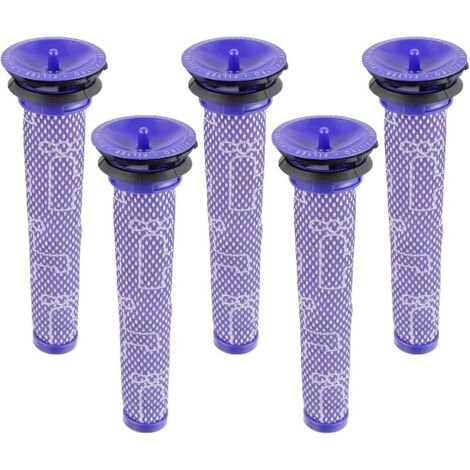 FOREHILL Filtre pour Dyson,Remplace Filtres pour Dyson V6 V7 V8 DC58 DC59 DC61 aspirateur,Pr-filtres 965661-01 5 Packs