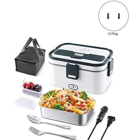 Forehill – Four à micro-ondes portatif électrique 1,8L – Pour maison, bureau, camion – Tension 110V-220V, 24V, 12V – Dimensions 235x168x108mm
