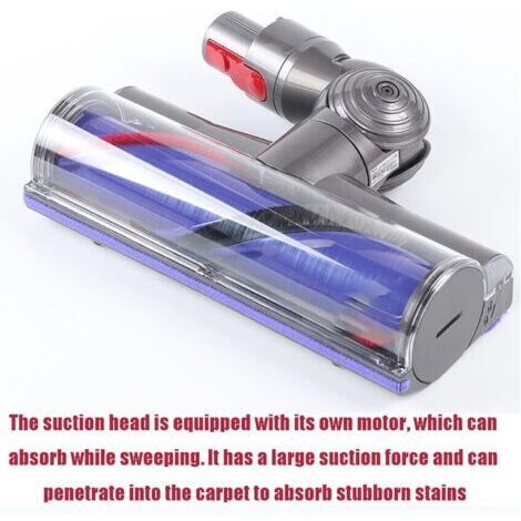 Forehill – Hochleistungs-Motorbürste für Dyson V7 V8 V10 V11 V15 Staubsauger – Starke 50-W-Saugkraft – Reinigt Hartböden und Teppiche