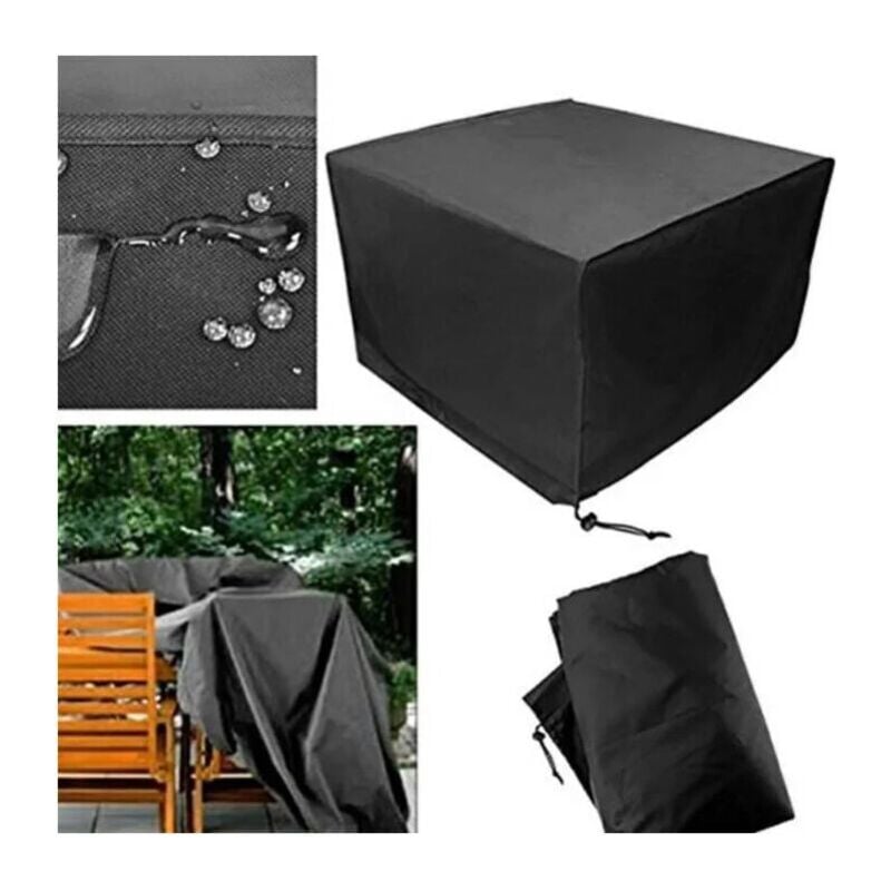 Housse de protection large pour salon de jardin carré Extérieur 120x120x74cm - Forehill