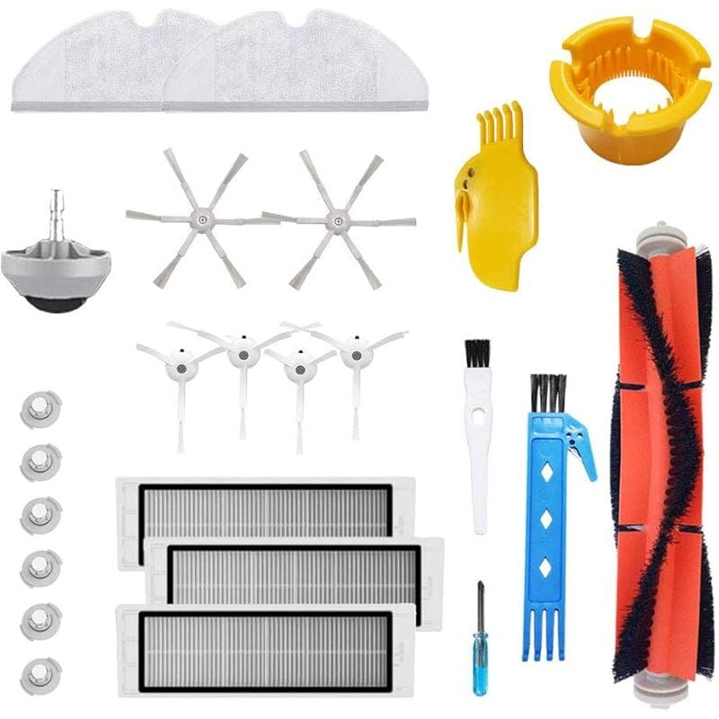 Kit accessoires pour aspirateur Robot Xiaomi Roborock S50 S51 S5 E20 E25 Roborock 2 pièces de Rechange - Forehill