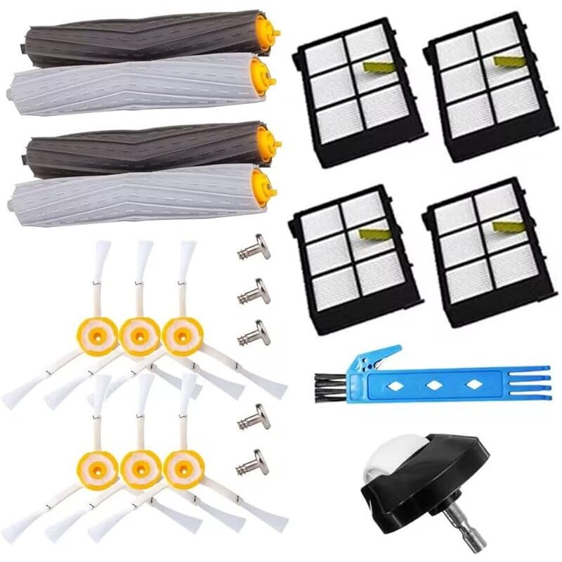 Kit accessoires pour iRobot Roomba série 800 900, pièces de rechange Pièces de rechange pour 805 850 860 861 865 866 870 871 875 8 - Forehill